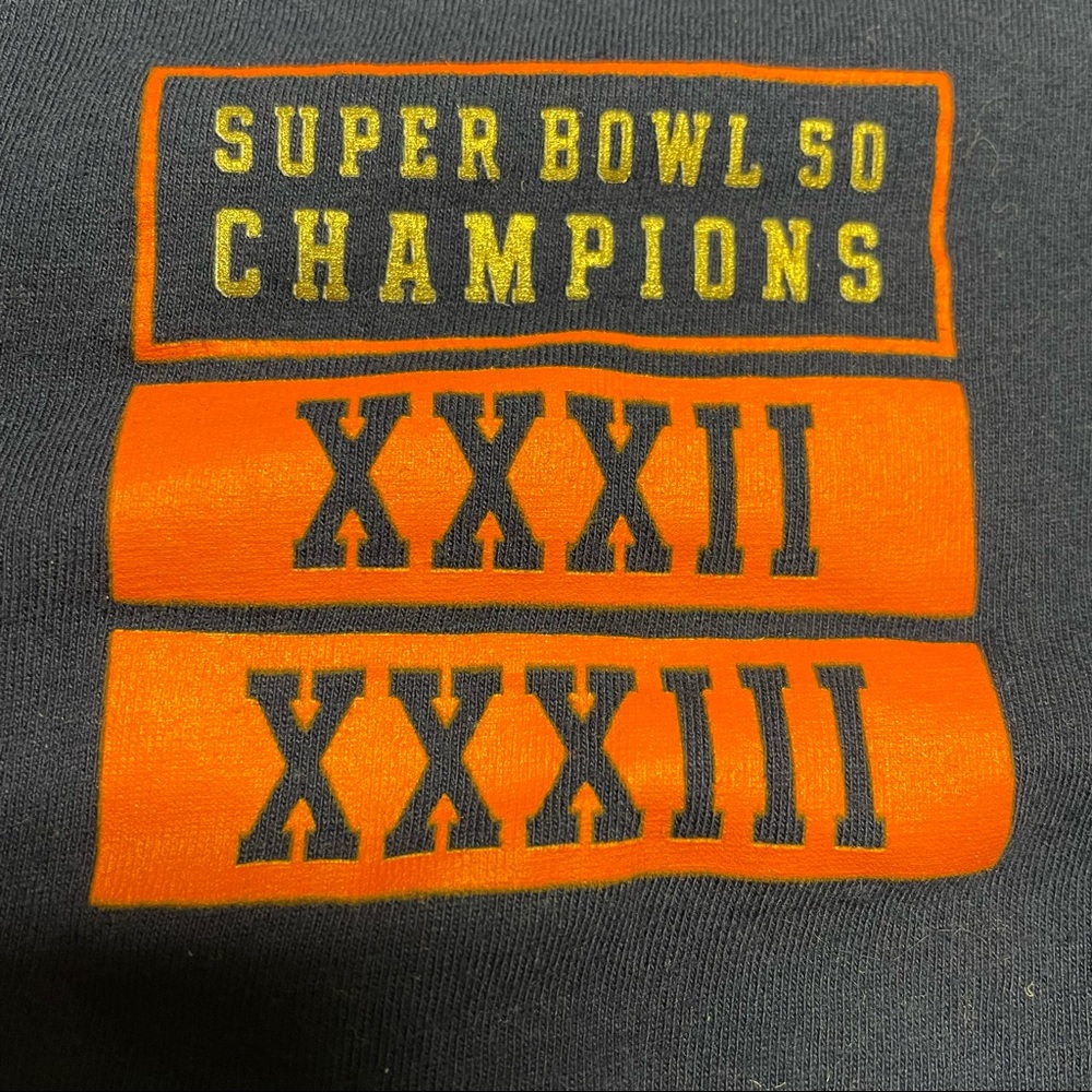 Nike Super Bowl 50 Champions Denver Broncos tshirt - Picture 7 of 11